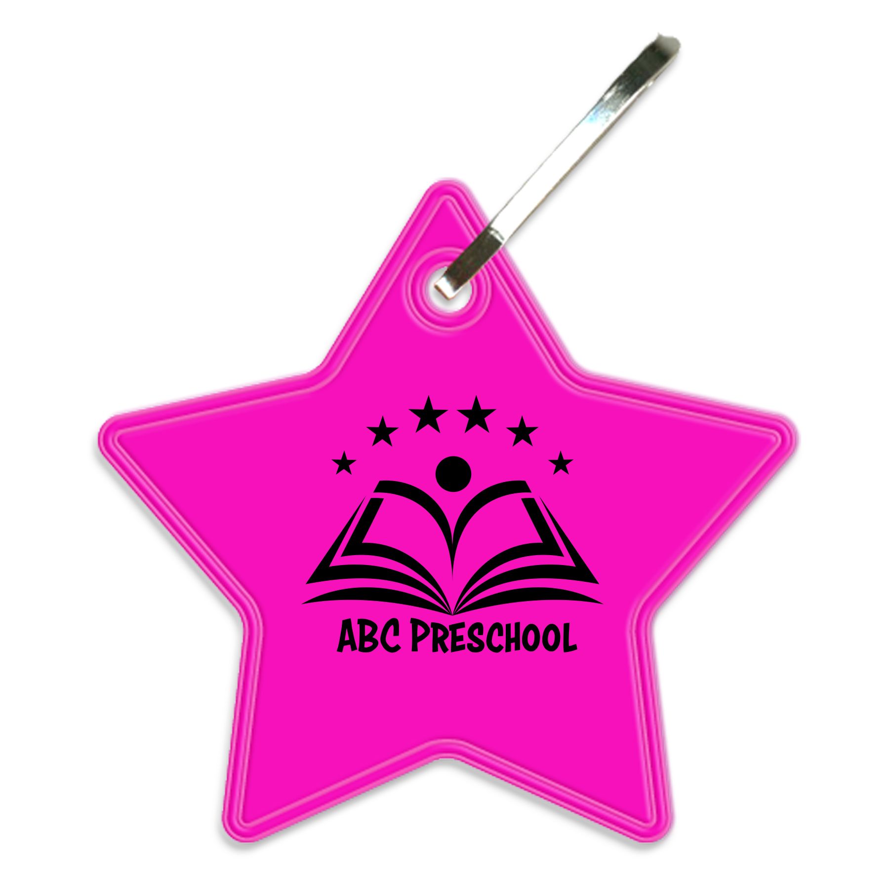 Fluorescent Pink Imprinted